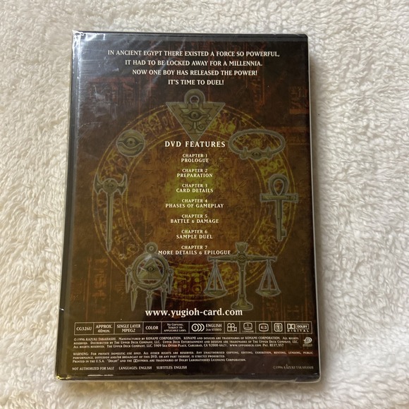 Yu-Gi-Oh Trading‎ Card Game Duel Master's Guide Official Dvd Konami Yugioh NIP - Picture 5 of 8